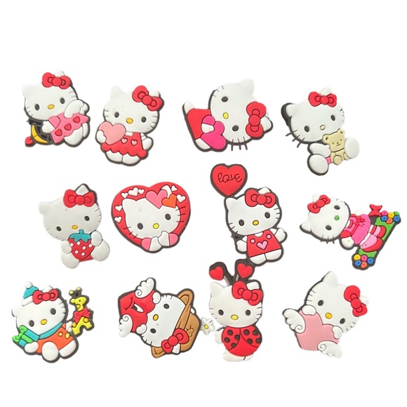 12pcs Sanrio Hello Kitty Croc Charms - Picture 1 of 9
